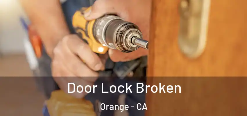  Door Lock Broken Orange - CA