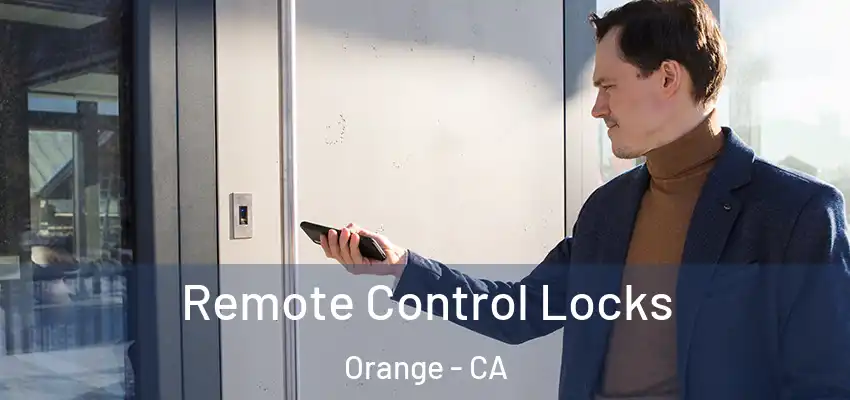  Remote Control Locks Orange - CA